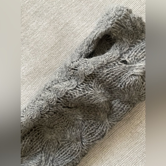 Leather and cashmere gloves - Picture 6 of 9